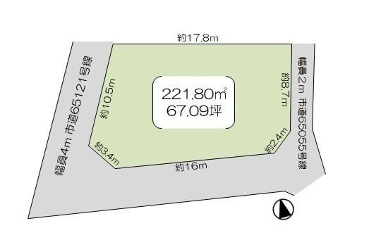 67 Tsubo Building Lot for Sale in Tsukuba, Ibaraki - Thumbnail 2