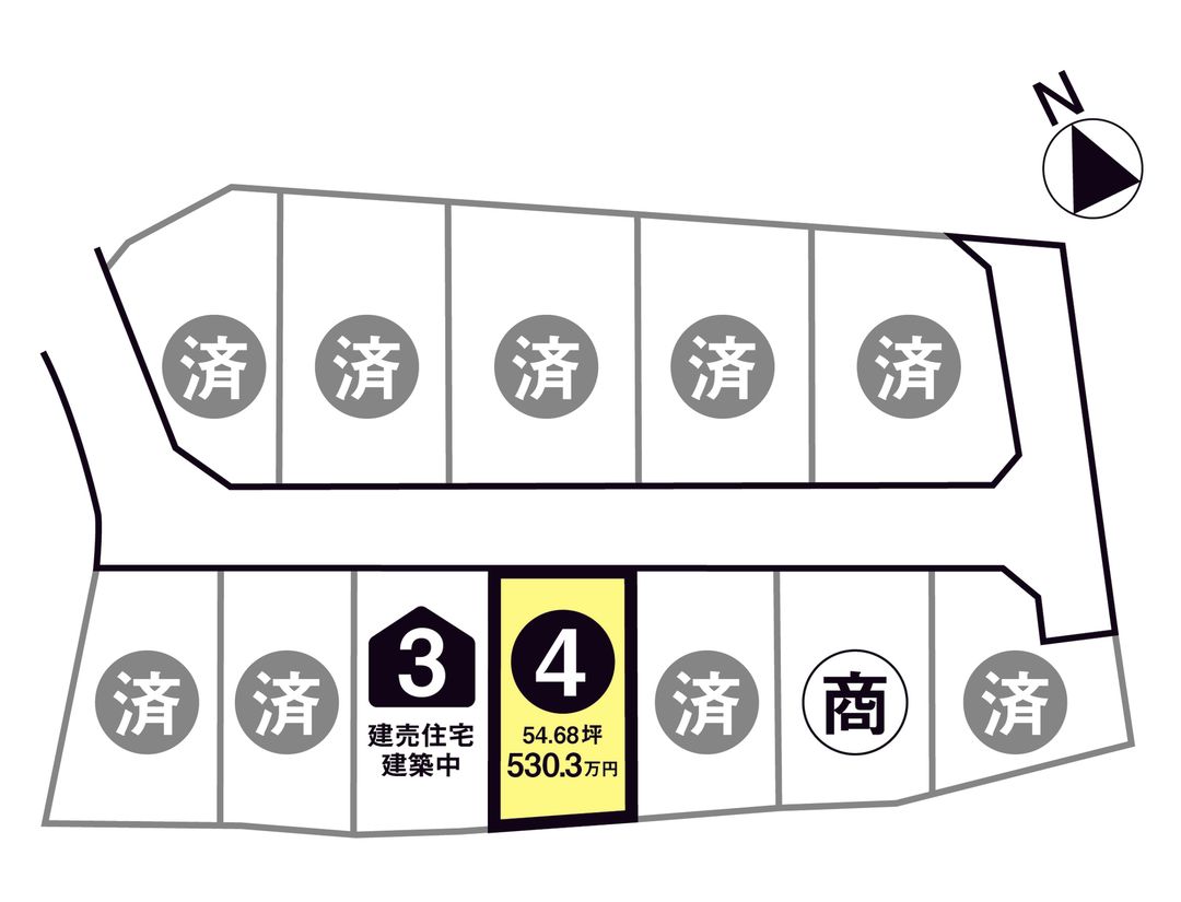 Vacant Land for Sale in Shiratori Green Town, Higashikagawa - Image 1