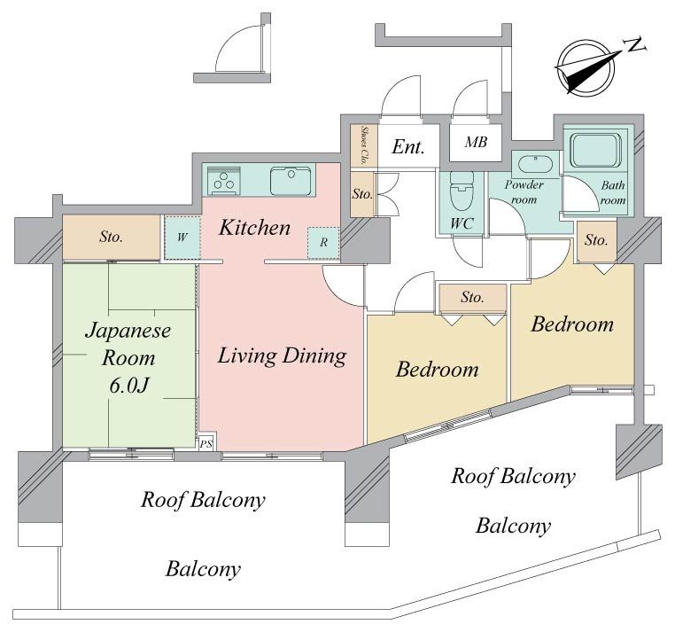 Renovated 3LDK Apartment in Yokosuka with Balcony Views - Thumbnail 4