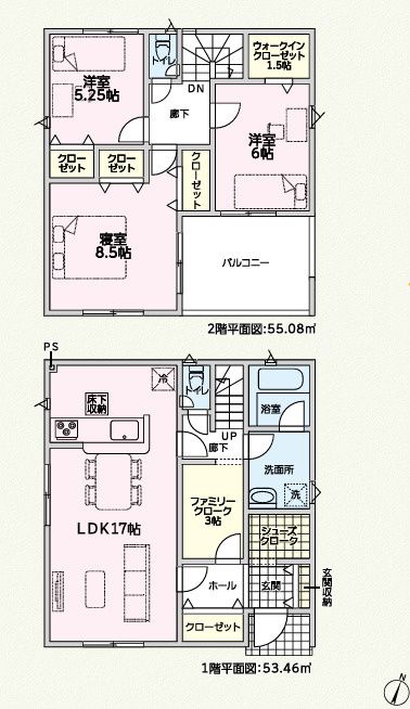 New 3LDK House with Parking for 3 in Kamimorita, Fukui - Thumbnail 4