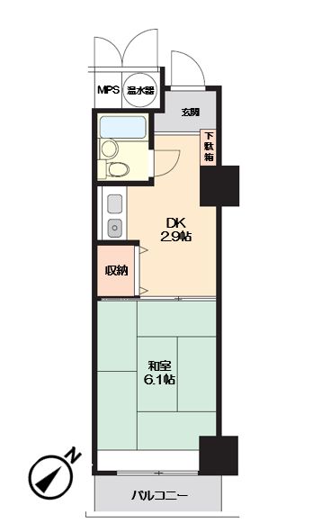 1DK Apartment for Rent in Yuzawa, Niigata - 24.42 sqm - Thumbnail 2