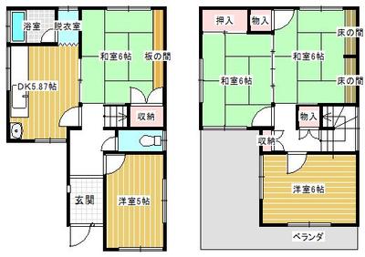 5DK House for Sale near Izumi-Omiya Station, Kishiwada — Image 3, Kishiwada, Osaka