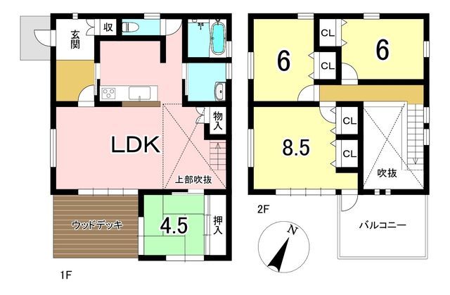 Modern 4LDK House in Kani City Gifu with Wood Deck - Thumbnail 2