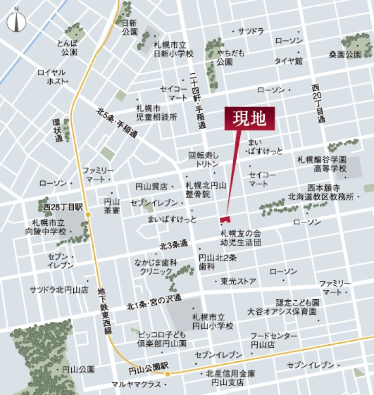 Land for Sale with Building Conditions in Sapporo Maruyama Area - Thumbnail 2