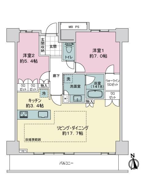 Lions Gifu Prestige Tower 35th Floor 2LDK Apartment for Sale - Thumbnail 4