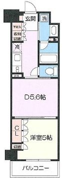 1DK Apartment in Palais Stage Kannai Dori Park, Yokohama - Thumbnail 4