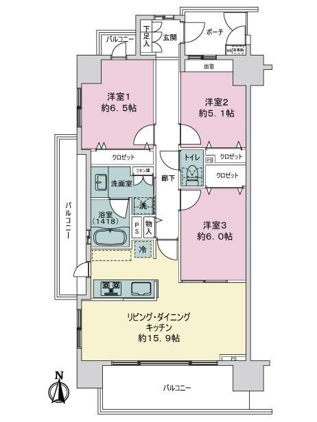 3LDK Renovated Apartment near Nagaoka Station - Thumbnail 4