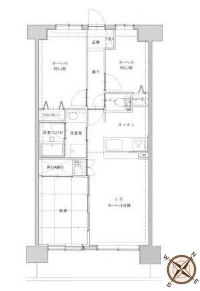 Renovated 3LDK Apartment for Sale in Kasukabe City — Image 2, Kasukabe, Saitama