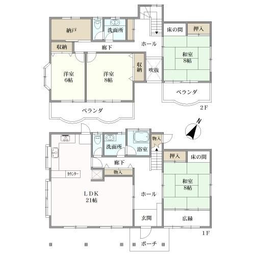 4SLDK House Near Hokukoku Station in Matsudo - Thumbnail 2