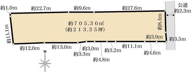 Vacant Land for Sale in Nakagyo Ward, Kyoto - 705.3 sqm - Main Image