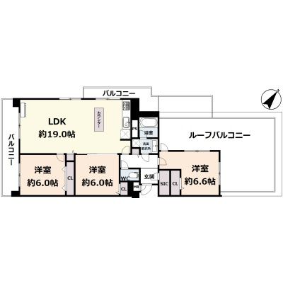 Renovated 3LDK Apartment with Large Roof Balcony in Hakata, Fukuoka - Thumbnail 2