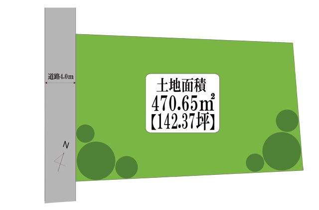 470 sqm Building Land for Sale in Central Takanabe, Miyazaki - Thumbnail 2