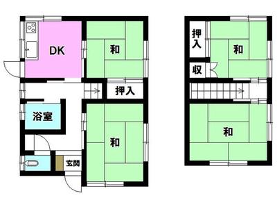 Kenorincho Nenbutsu Men Used detached house | Anan City, 5 minutes walk from Kenorin Station on the JR Mugi Line (Property number: 0107440-0000496) — Image 1, Anan, Tokushima