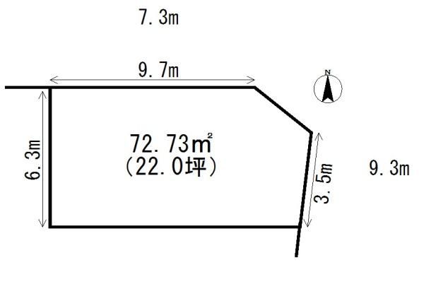 Land for Sale in Uzumasa, Kyoto - 72.73 sqm Corner Lot - Thumbnail 2