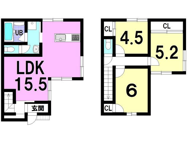 3LDK house in Kagoshima's Taiyougaoka with parking - Thumbnail 3
