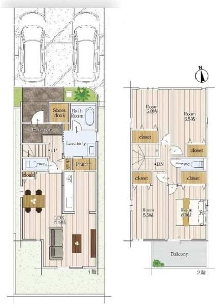 Modern 4LDK House in Kita-Nagoya with 2 Parking Spaces - Thumbnail 2
