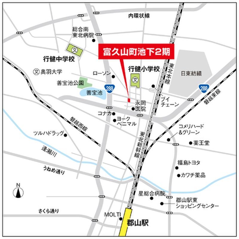 Building-Conditioned Land in Koriyama, Fukushima – 159-175m² Plots - Thumbnail 3