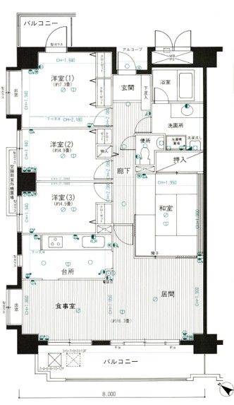 4LDK Condo for Sale in Kazo City near Hanasaki Station - Thumbnail 4