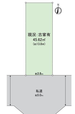Land for Sale in Fushimi, Kyoto - 45.62 sqm Plot with Old House - Thumbnail 3