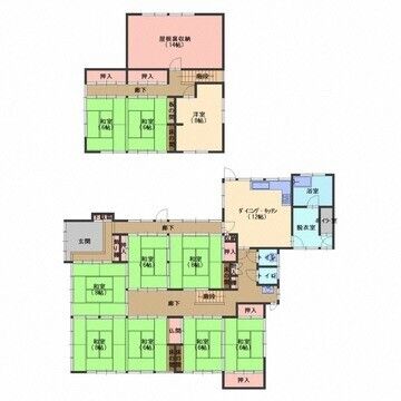 10SDK House with Warehouse in Takaoka, Toyama | 2.98M Yen - Thumbnail 2