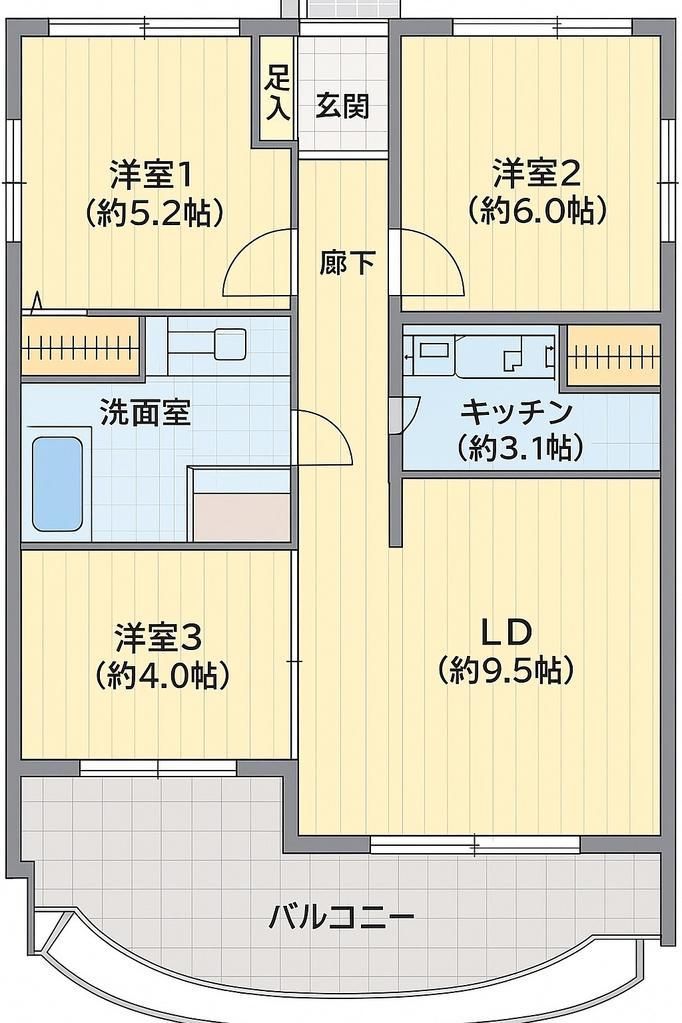 3LDK Apartment for Sale in Arist Tower Wakayama City - Thumbnail 4