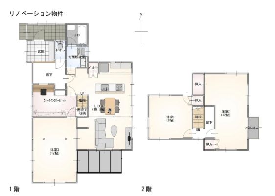 Renovated 3LDK Wooden House for Sale in Sakai City, Fukui - Thumbnail 2