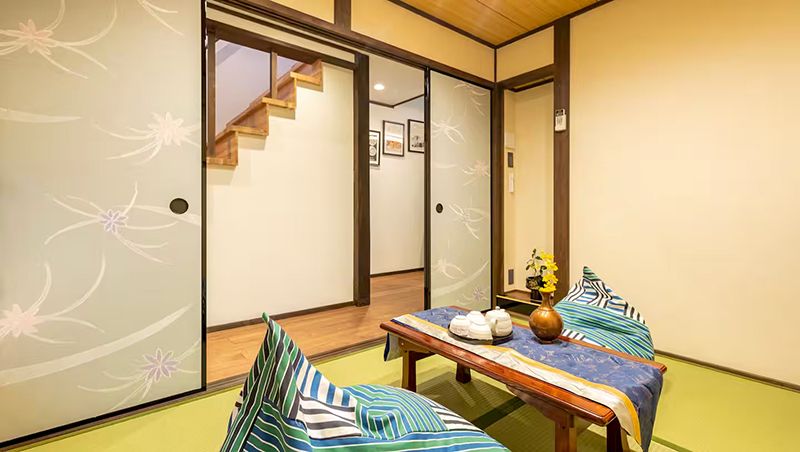 Modern Kyoto Machiya Guesthouse with Courtyard near Imperial Palace - Thumbnail 4