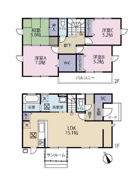 2023-Built 4LDK House with Solar Panels in Chiba - Thumbnail 4