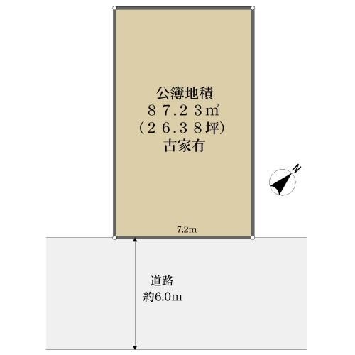 Land for Sale in Mukō City, Kyoto - 87.23 sqm Plot with Old House - Thumbnail 2
