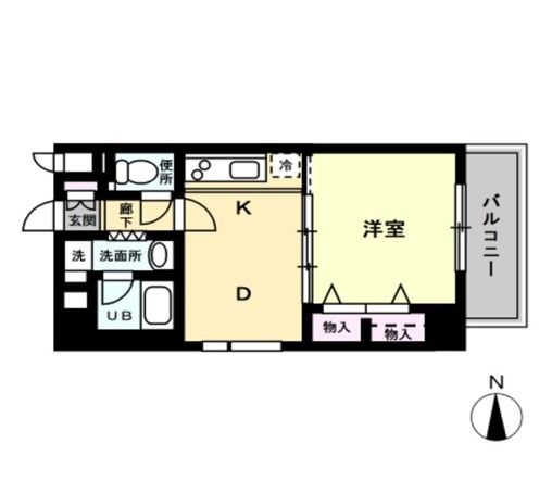Lions Mansion Shijo Nishinotoin 1DK Condo for Sale in Central Kyoto - Thumbnail 2