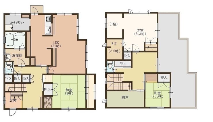 3SLDK Detached House for Sale in Yasu City, Shiga - Thumbnail 2