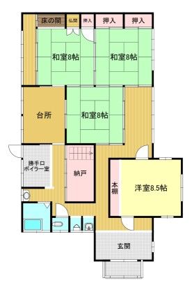 Spacious 1976 Wooden House for Sale in Hodatsushimizu, Ishikawa - Thumbnail 4