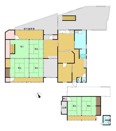 6DK Traditional House in Koka City with 442㎡ Land — Image 1, Koka, Shiga
