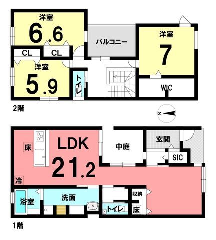 3LDK Detached House in Kiyosu with 2 Parking Spaces - Thumbnail 2
