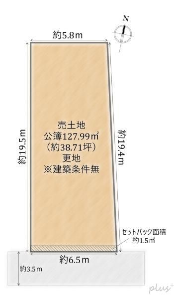 Land for Sale in Kita Ward, Kyoto - South-Facing Plot, No Building Conditions - Thumbnail 2