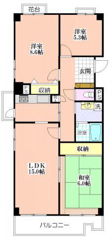 Kawagoe Green Park Building P-1 | Kawagoe City, 33-minute walk from Tobu Tojo Line Kawagoe Station (property number: 0104656-0010008) — Image 3, Kawagoe, Saitama
