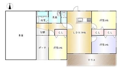 笠之原公園住宅 A・B・C棟 3LDK Houses in Kanoya — Image 6, Kanoya, Kagoshima