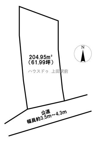 Land for Sale in Midorigaoka, Ueda City, Nagano - Image 1