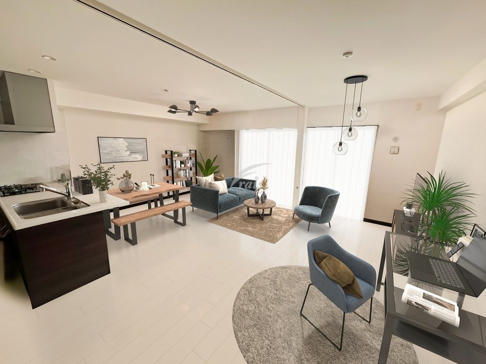 2LDK Apartment in Kagoshima City with Balcony Views - Thumbnail 3