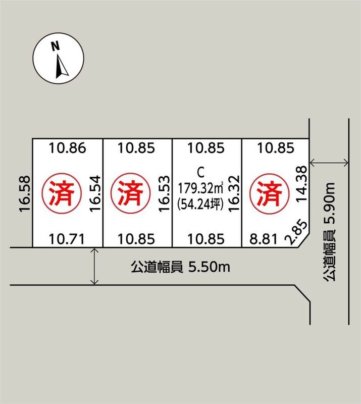 54.24 Tsubo Land Plot for Sale in Yoshioka, Gunma - Thumbnail 4