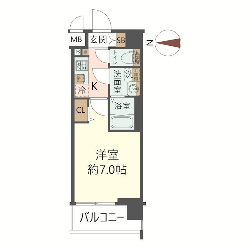 First Fiore Kyoto Enmachi 1K Apartment for Sale in Nakagyo - Thumbnail 3