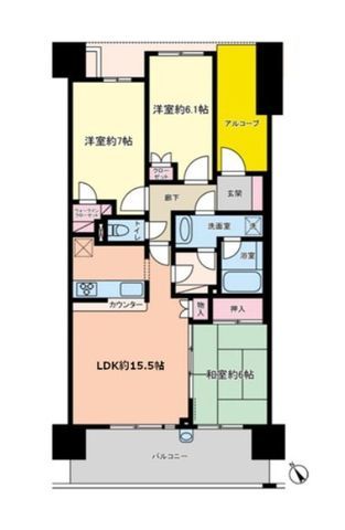 3LDK Apartment for Sale in Tokorozawa, Saitama - Thumbnail 4