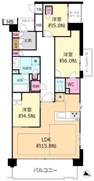 Proud Ashiya Nishikura-cho 3LDK Condo for Sale in Hyogo - Main Image
