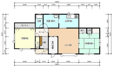 JR Muroran Main Line Tomiura Station Suzuran-dan underground car 3-minute walk (Noboribetsu City) Second-hand detached house (Property number: 0134283-0000006) — Image 3, Noboribetsu, Hokkaido