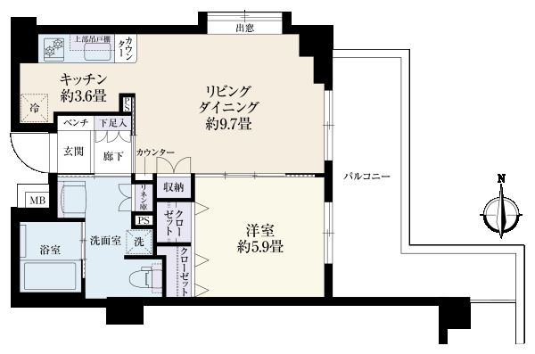 Diamond Life Wakabadai 3F 1LDK Apartment in Inagi Tokyo - Thumbnail 2