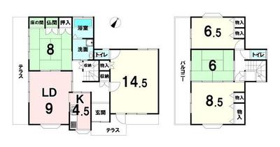 [Homes] Hatakeda 7-chome, Oji-cho, Kitakatsuragi-gun | — Image 1, Oji, Nara