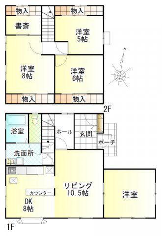 Akami-cho, Sano City | Used detached house in Sano City, 5.9 km from Yoshimizu Station on the Tobu Sano Line (Property number: 3707006-0005730) — Image 3, Sano, Tochigi