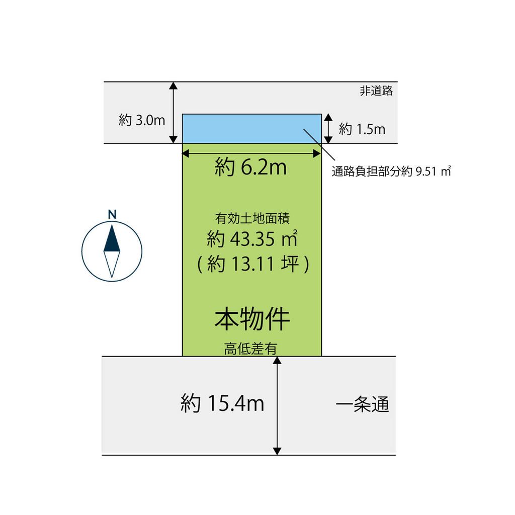 Land for Sale in Kyoto Kita Ward with 3-Story Building Plan - Thumbnail 2