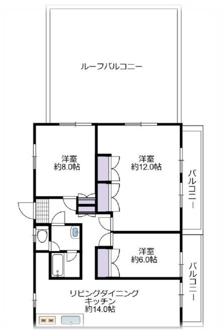 Fujimansion Nishifune 3LDK Apartment in Funabashi - Thumbnail 2