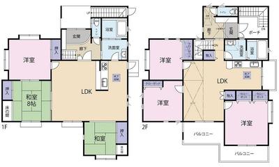 6LDK House for Sale in Hatsukaichi, Near Maesora Station — Image 7, Hatsukaichi, Hiroshima